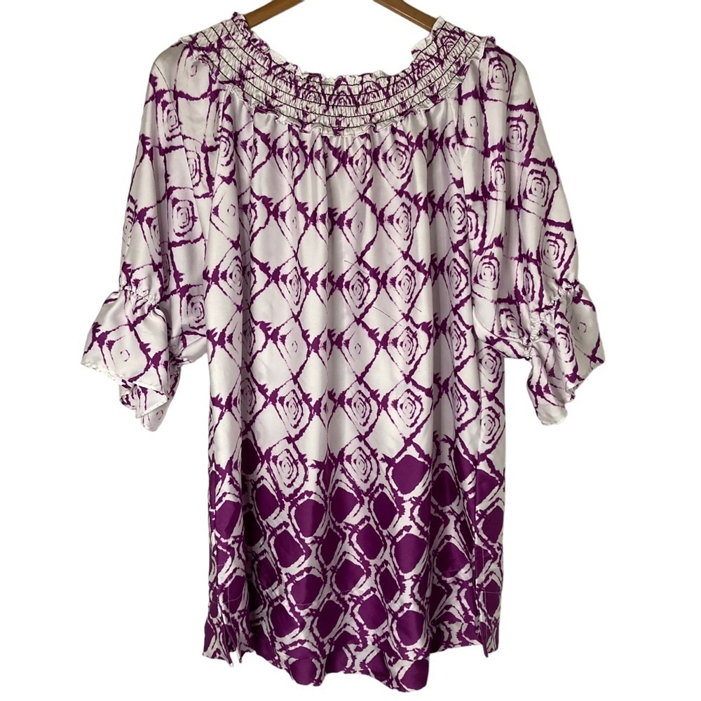 Aeropostale Geometric Abstract Blouse 20-22W - Picture 6 of 9